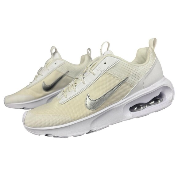Nike Womens Size 12 Sneakers Shoe Air Max Interlock White Silver DV5695-100 New - Picture 9 of 9